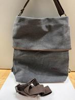 Grijze Canvas Tas - Schoudertas/Rugzak, Sieraden, Tassen en Uiterlijk, Tassen | Schoudertassen, Ophalen of Verzenden, Nieuw, Grijs