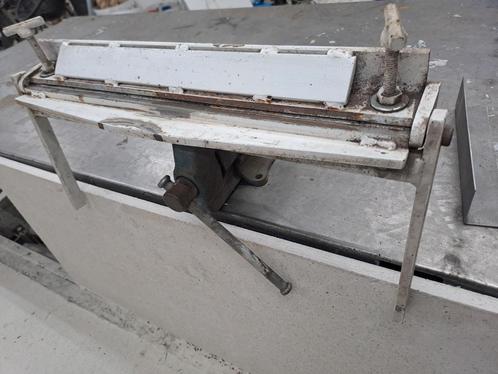 Zetbankje voor in de bankschroef 43cm zetten / kanten, Doe-het-zelf en Verbouw, Gereedschap | Overige machines, Gebruikt, Ophalen