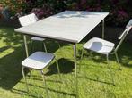 Formica vintage tafel met stoelen, Ophalen, Huis en Inrichting