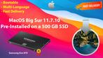 MacOS Big Sur 11.7.10 Voor-Geïnstalleerde SSD 500GB OS X OSX, Computers en Software, Besturingssoftware, Nieuw, MacOS, Ophalen of Verzenden
