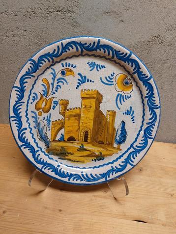 Muurbord zuid europa Aardewerk 32cm beschikbaar voor biedingen