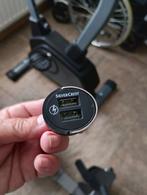 Silvercrest Auto USB Oplader - 2 Poorten, Telecommunicatie, Autoladers, Ophalen of Verzenden, Zo goed als nieuw