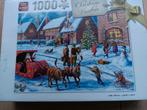 Kerstpuzzel van 1000 stukjes, Spelcomputers en Games, Games | Nintendo 2DS en 3DS, Ophalen, Puzzel en Educatief, 1 speler, Zo goed als nieuw