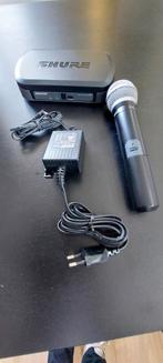 Shure professionele draadloze microfoon, Ophalen of Verzenden, Zo goed als nieuw, Zangmicrofoon