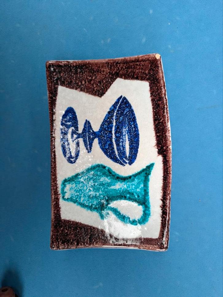 Vintage keramische schaal Guido Gambone, Antiek en Kunst, Antiek | Keramiek en Aardewerk, Ophalen of Verzenden