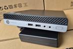 Krachtige Mini HP Prodesk 400 G4 2x SSD/HDD 16 Gb Ram Win11, Computers en Software, Hp, Met monitor, Ophalen of Verzenden, Zo goed als nieuw