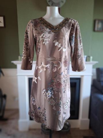 Amor de Cuba schitterende beige bruine jurk L gratis verz beschikbaar voor biedingen