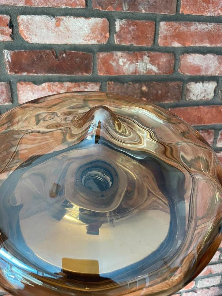 PLAFONDLAMP ‘DRUPPEL’ VAN DIJKSTRA, 1970S | 28 CM, Huis en Inrichting, Lampen | Plafondlampen, Zo goed als nieuw, Ophalen of Verzenden