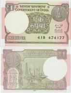 INDIA 2015 1 rupee #117a UNC, Postzegels en Munten, Bankbiljetten | Azië, Verzenden, Zuid-Azië