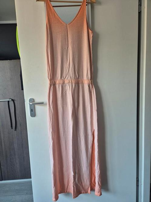 Lange zomer jurk costes peach maat m, Kleding | Dames, Jurken, Zo goed als nieuw, Maat 38/40 (M), Oranje, Onder de knie, Ophalen of Verzenden
