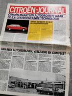 Citroën Journal, krantje diverse modellen, 1985, Gelezen, Citroën, Ophalen of Verzenden