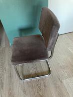 1 DYYK stoel, buisframe stoel, chrome, retro eetkamer stoel, Huis en Inrichting, Stoelen, Ophalen, Overige materialen, Gebruikt