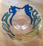 Decoratieve glazen design schaal in kleine oplage vervaardig, Antiek en Kunst, Ophalen of Verzenden