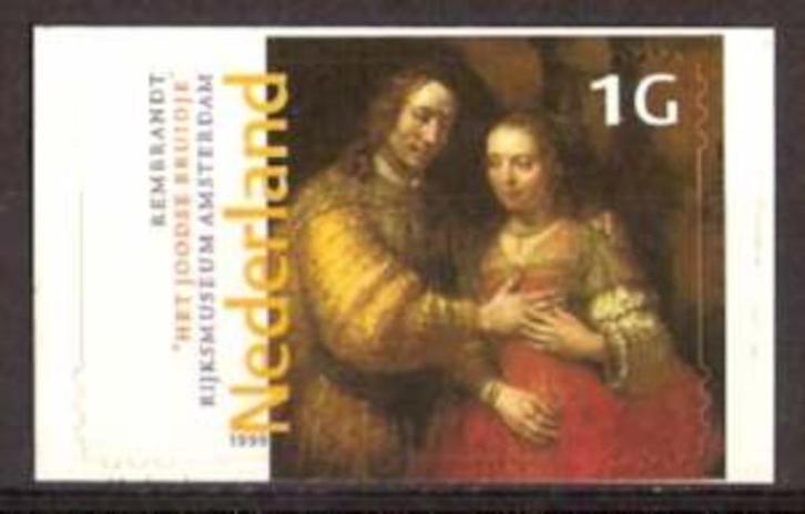 Nederland NVPH nr 1836 postfris Rembrandt van Rijn 1999, Postzegels en Munten, Postzegels | Nederland, Postfris, Na 1940, Verzenden