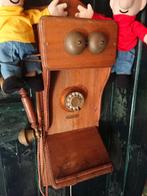 Vintage Antieke Telefoon Werkend Toen Bel Snoer Compleet, Ophalen of Verzenden, Gebruikt, Met draaischijf