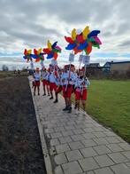 Windmolens voor loopgroep carnaval, Kleding | Dames, Carnavalskleding en Feestkleding, Ophalen, Zo goed als nieuw, Maat 46/48 (XL) of groter