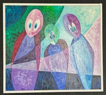 Uniek schilderij van Frit Vogel beschikbaar voor biedingen