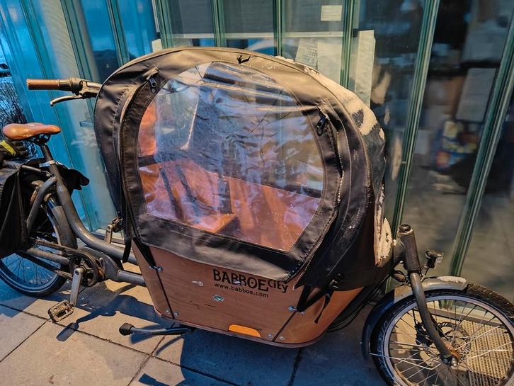 Babboe regentent / rain tent, Fietsen en Brommers, Fietsen | Bakfietsen, 1 kind, Ophalen