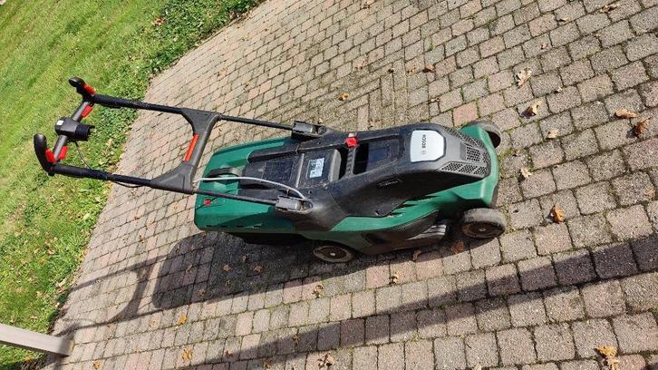 Bosch AdvancedRotak 650 elektrische grasmaaier, Tuin en Terras, Grasmaaiers, Gebruikt, Elektrische grasmaaier, 40 t/m 49 cm, Cirkelmaaier