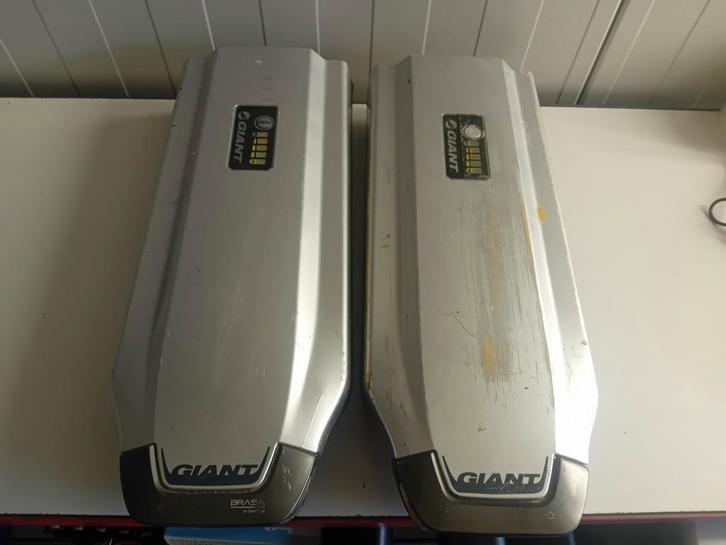 2 stuks defecte fiets accu's Giant Twist Power/Aspiro, Fietsen en Brommers, Fietsaccessoires | Fietsaccu's, Gebruikt, Ophalen of Verzenden