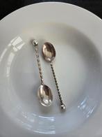 Verzilverde Zoutlepeltjes (2 stuks), Ophalen of Verzenden