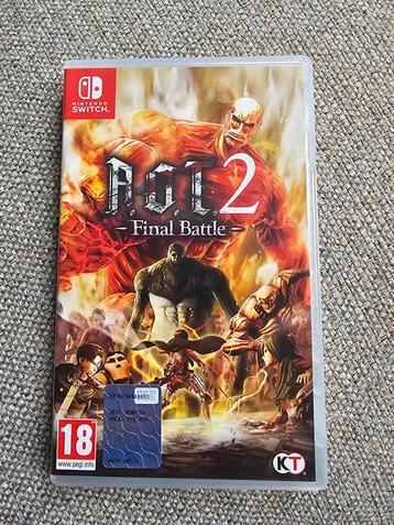 Attack on Titan 2: Final Battle - Switch beschikbaar voor biedingen
