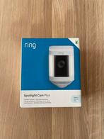 Ring Spotlight Cam Plus GLOEDNIEUW!, Audio, Tv en Foto, Videobewaking, Nieuw, Buitencamera, Ophalen of Verzenden