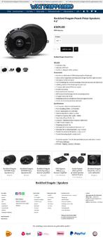 Rockford Fosgate Punch P1650 Speakers 6.5'' /16.5cm Coaxial, Auto diversen, Autospeakers, Audio Design, Nieuw, Am Breilingsweg 3, 76709 Kronau, Duitsland