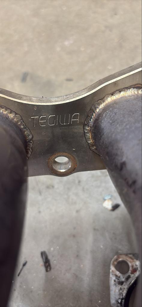 Tegiwa uitlaatspruitstuk Honda Civic EP3 Type R, Ophalen of Verzenden, Gebruikt, Honda