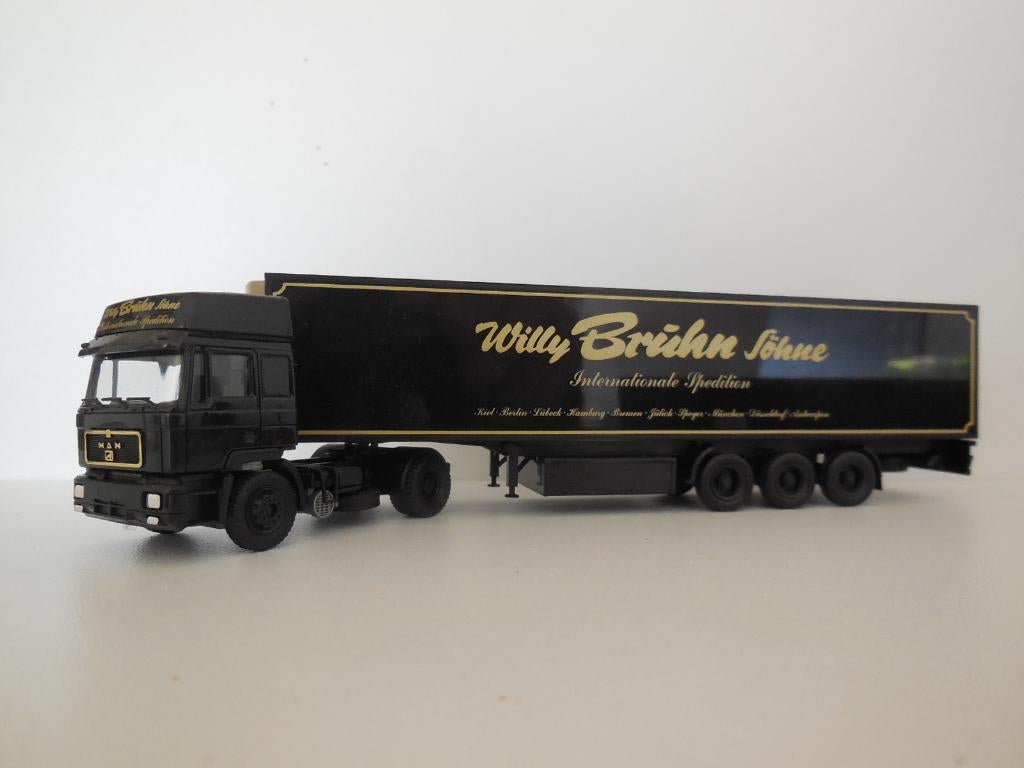 1:87 Herpa - Willy Brühn, Ophalen of Verzenden, Zo goed als nieuw, Bus of Vrachtwagen, Herpa