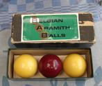 oude biljartballen/ biljartballenset Belgie, Ophalen of Verzenden