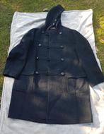 '50 '60 vintage zwart wollen jas cambridge sportswear, Kleding | Heren, Ophalen of Verzenden, Zo goed als nieuw, Maat 56/58 (XL)