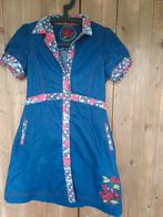 Retro Missing Johny jurk maat S, Blauw, Ophalen of Verzenden, Knielengte, Missing Johny