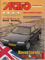 Autovisie 4 1992 : Alfa Romeo Guilia - Rover 220 GTi - Audi, Ophalen of Verzenden, Gelezen, Algemeen