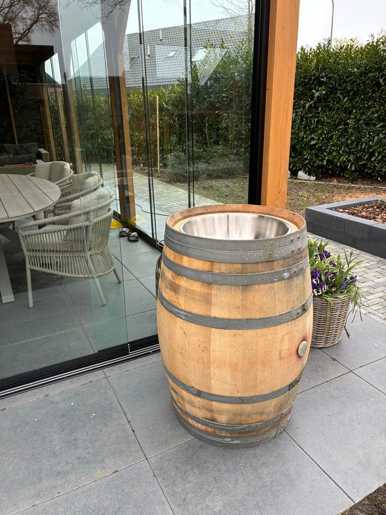 Wijnvat met RVS koeler, Ophalen of Verzenden, Gebruikt