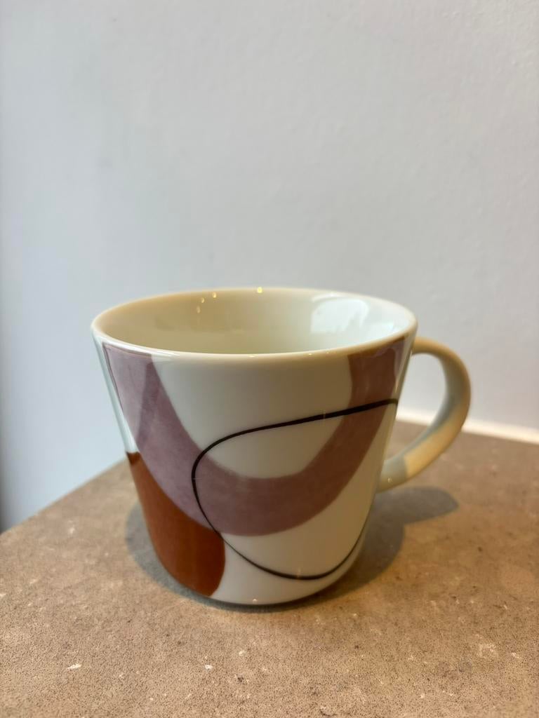 H&M Home design mok kop modern & abstract, Huis en Inrichting, Keuken | Servies, Zo goed als nieuw, Kop(pen) en/of Schotel(s)