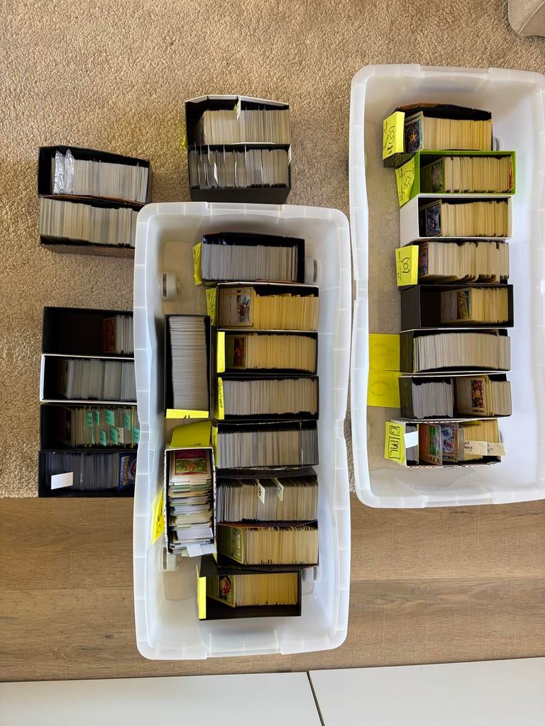 Grote Pokémon Kaartencollectie - Diverse Sets & Promoties, Ophalen, Zo goed als nieuw, Meerdere kaarten