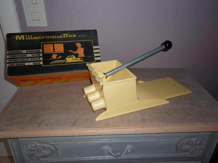 Krokettenmaker, krokettenmachine, millecroquettes, Verzamelen, Retro, Huis en Inrichting, Ophalen of Verzenden