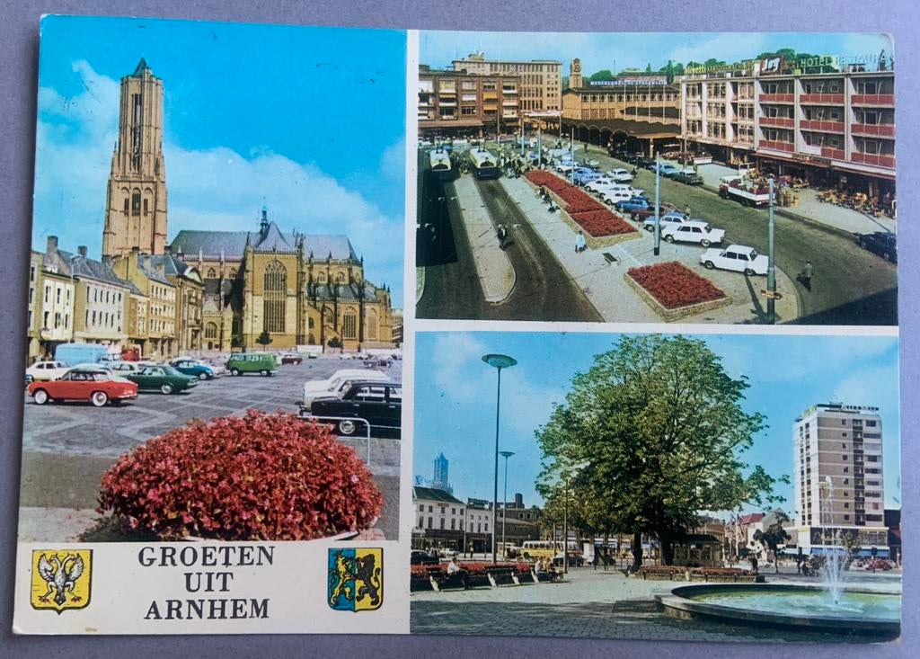 Groeten uit Arnhem, Ophalen of Verzenden, Gelopen, Gelderland
