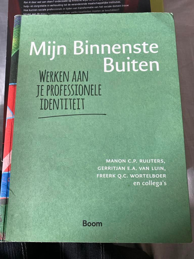 Mijn Binnenste Buiten - Werken aan je Professionele Identite, Ophalen of Verzenden, Gelezen