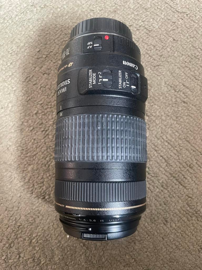 Canon EF 70-300mm f/4-5.6 IS USM Telelens, Audio, Tv en Foto, Fotografie | Lenzen en Objectieven, Ophalen, Gebruikt, Telelens