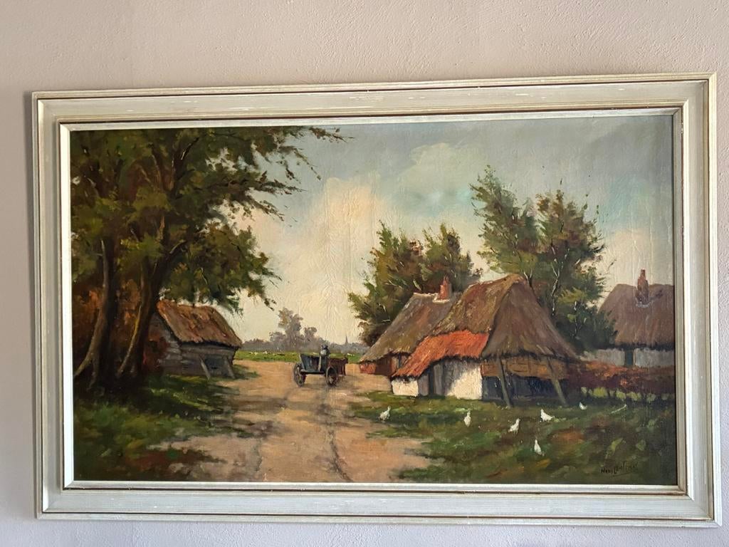 Schilderij van Hans Lenteman, Ophalen of Verzenden