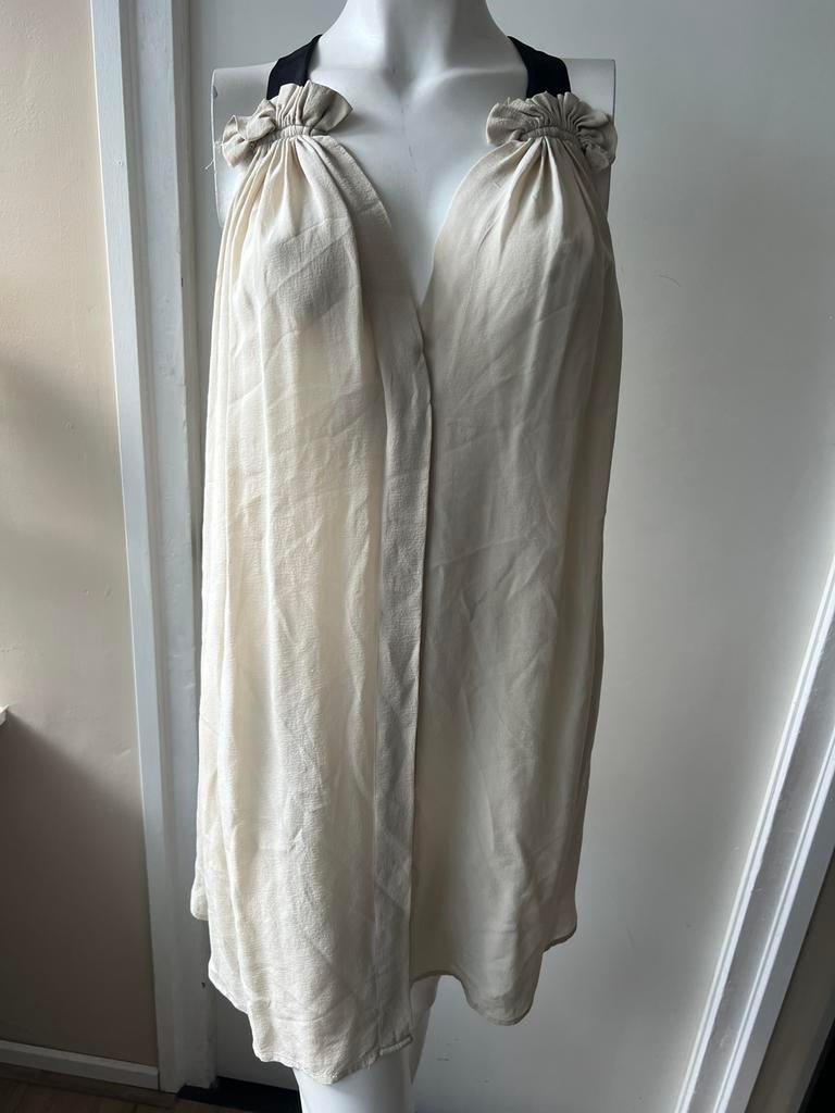 Isabel marant mooi zijden tuniek silk creme maat 2 M, Ophalen of Verzenden, Zo goed als nieuw, Maat 38/40 (M), Beige