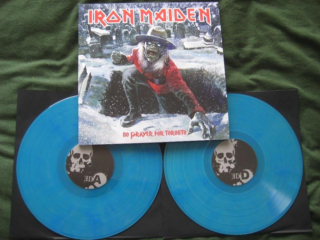 IRON MAIDEN - 2LP - "NO PRAYER FOR TORONTO" - BLAUW VINYL, Cd's en Dvd's, Vinyl | Hardrock en Metal, Ophalen of Verzenden, Nieuw in verpakking