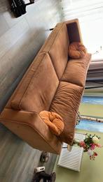 2,5 zits cognac bank, Ophalen, Gebruikt, Driepersoons, 75 tot 100 cm