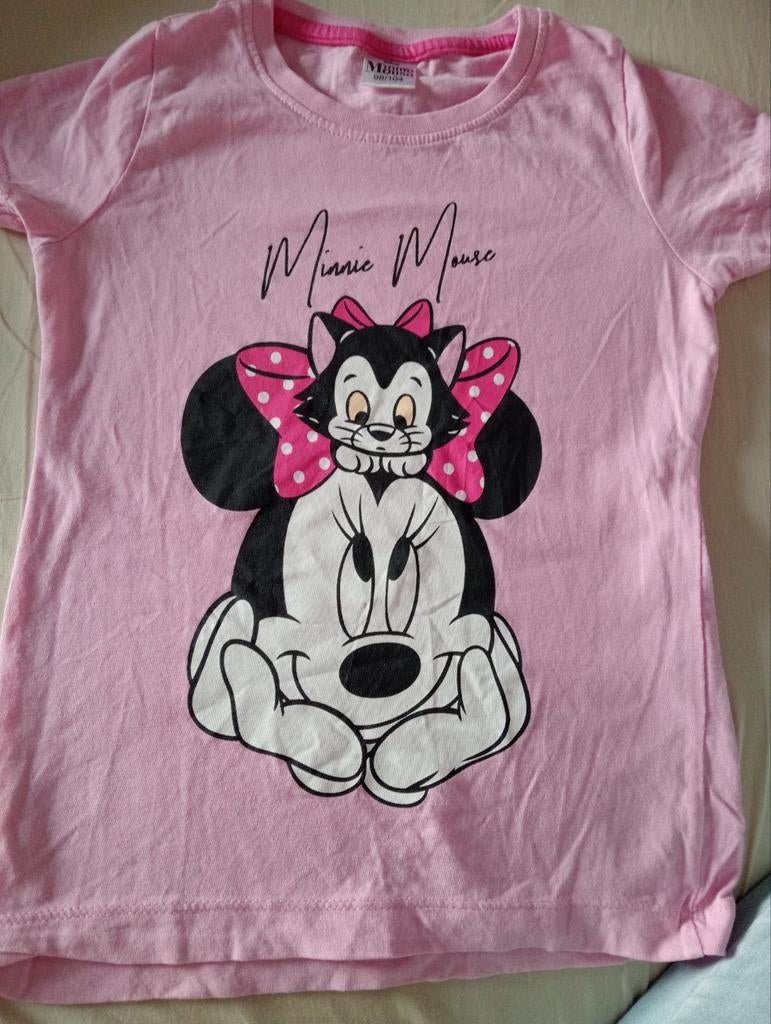 Rose Minnie Mouse T Shirt maat 98 / 104 zgan, Kinderen en Baby's, Kinderkleding | Maat 104, Ophalen of Verzenden, Zo goed als nieuw