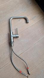 Eenhendelkeukenmengkraan Lanesto Quadrato rvs, Ophalen, Gebruikt, Rvs, Kraan