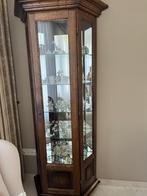 Vitrinekast, Ophalen, Glas, 50 tot 100 cm, Zo goed als nieuw