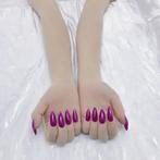 Handschoenen met paarse nagels, Kleding | Dames, Mutsen, Sjaals en Handschoenen, Ophalen of Verzenden