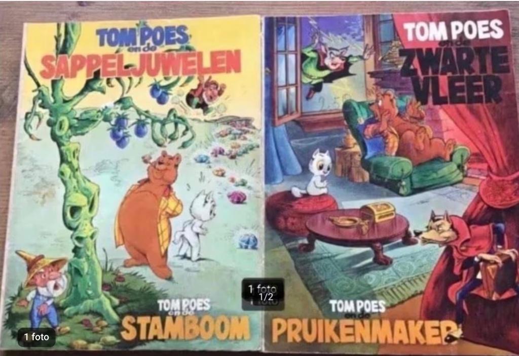 2 delen Coop Condensfabriek Tom Poes door Marten Toonder., Meerdere stripboeken, Ophalen of Verzenden, Gelezen